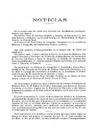 Portada:Noticias. Boletín de la Real Academia de la Historia, tomo 72 (mayo 1918). Cuaderno V