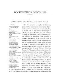 Portada:Junta pública del domingo 30 de junio de 1918 / Juan Pérez de Guzmán y Gallo
