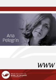 Ana Pelegrín / Mª Victoria Sotomayor; Pedro C. Cerrillo; Ramón Llorens | Biblioteca Virtual Miguel de Cervantes