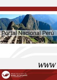 Portal Nacional Perú | Biblioteca Virtual Miguel de Cervantes
