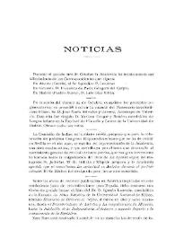 Portada:Noticias. Boletín de la Real Academia de la Historia, tomo 75 (noviembre 1919). Cuaderno V / Juan Pérez de Guzmán y Gallo