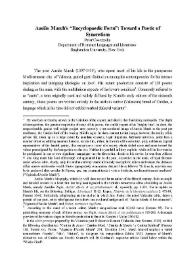 Portada:Ausiàs March's Encyclopaedic Form: Toward a Poetic of Syncretism