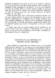 Facetas en la estética de Ramón López Velarde / Bernardo Suárez | Biblioteca Virtual Miguel de Cervantes