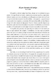 Portada:El pan literario del amigo / Paco Martín