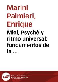 Portada:Miel, Psyché y ritmo universal: fundamentos de la poesía para Herrera y Reissig