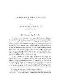 Los cronistas de Enrique IV (Continuación) [II] / Julio Puyol