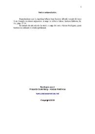 Portada:Juan Bautista Alberdi y su \"vida privada\" / Juan Bautista Alberdi; edición y estudio preliminar de Alcides Rodríguez