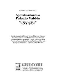 Portada:Aproximaciones a Palacio Valdés / Francisco Trinidad (Coord.); con textos de José Manuel Gómez-Tabanera ... [et al.]