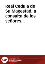 Portada:Real Cedula de Su Magestad, a consulta de los señores del Consejo, reduciendo el arancèl de los derechos procesales à reales de vellon en toda la Corona de Aragon y para que en todo el Reyno se actúe, y enseñe en lengua castellana, con otras cosas que expressa