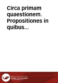 Portada:Circa primam quaestionem. Propositiones in quibus convenimus
