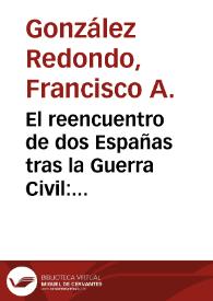 Portada:El reencuentro de dos Españas tras la Guerra Civil: Manuel Tagüeña y Julio Palacios / Francisco A. González Redondo