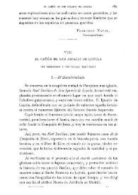 Portada:El cañón de San Ignacio de Loyola (Un centenario y una alhaja. 1521-1921) / Francisco Escalada, S.J.
