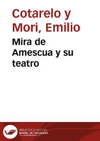 Mira de Amescua y su teatro | Biblioteca Virtual Miguel de Cervantes