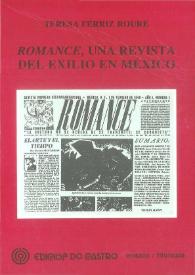 Portada:\"Romance\", una revista del exilio en México