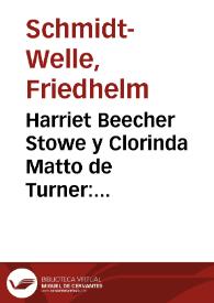 Portada:Harriet Beecher Stowe y Clorinda Matto de Turner: escritura pedagógica, modernización y nación