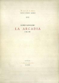 Portada:La Arcadia (Toledo, 1547) / Jacobo Sannazaro