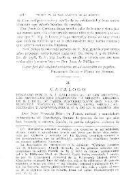 Catálogo formado por D. B. J. Gallardo (I) de los principales artículos que componían la selecta librería de D. J. Böhl de Faber; perteneciente hoy a la Biblioteca Nacional de Madrid. Copia hecha, enmendada y anotada por D. C. A. de la B. Madrid, 1862 [I]