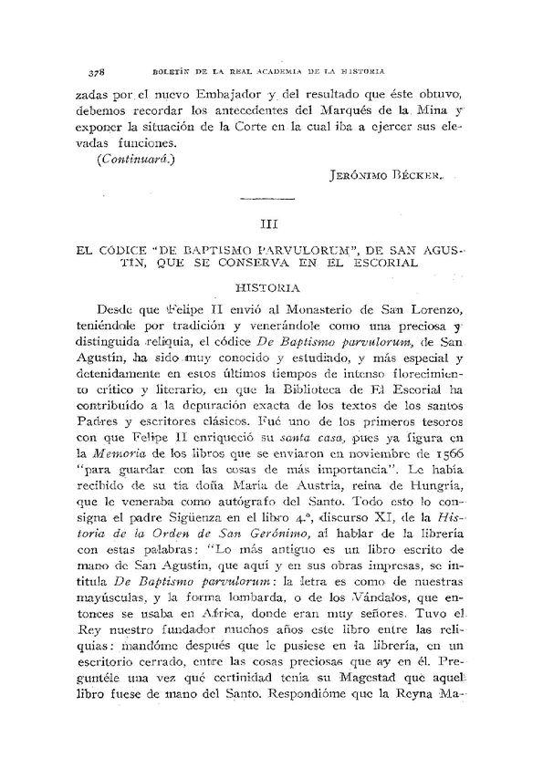 El códice "De Baptismo parvulorum", de San Agustín, que se conserva en El Escorial / Fr. Guillermo Antolín, O.S.A. | Biblioteca Virtual Miguel de Cervantes
