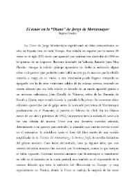 El amor en la "Diana" de Jorge de Montemayor | Biblioteca Virtual Miguel de Cervantes