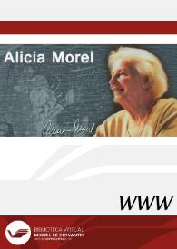 Alicia Morel / director Manuel Peña | Biblioteca Virtual Miguel de Cervantes