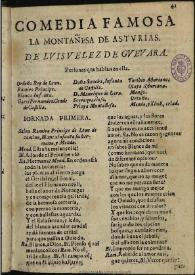La Montañesa de Asturias / de Luis Velez de Gueuara | Biblioteca Virtual Miguel de Cervantes