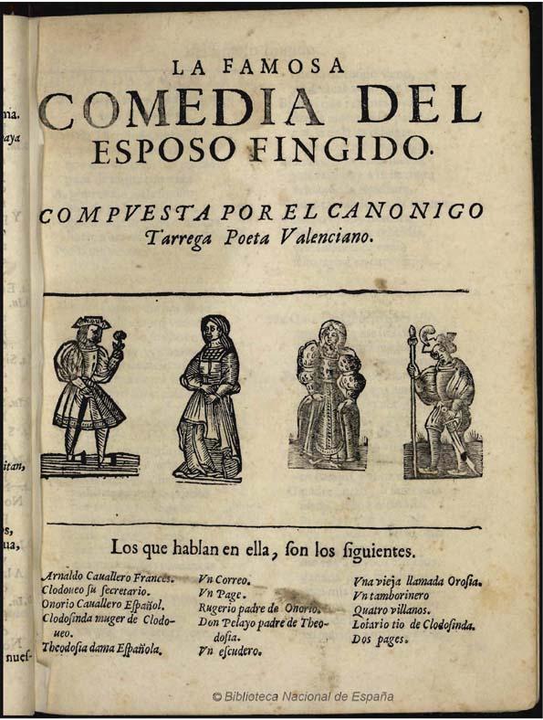 El esposo fingido / compuesta por el canonigo Tarrega ... | Biblioteca Virtual Miguel de Cervantes