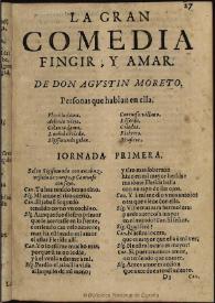 Fingir y amar | Biblioteca Virtual Miguel de Cervantes