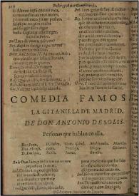 La gitanilla de Madrid [1743] / Antonio de Solís | Biblioteca Virtual Miguel de Cervantes