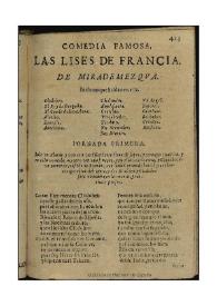 Las lises de Francia / Antonio Mira de Amescua ; ed. Remedios Morales Raya | Biblioteca Virtual Miguel de Cervantes