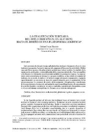 La cualificación terciaria del suelo industrial en Alicante : hacia el diseño de una plataforma logística / Gabino Ponce Herrero