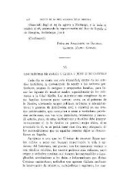 Los señores de Baena y Cabra y Juan II de Castilla / Luciano Serrano, O.S.B. | Biblioteca Virtual Miguel de Cervantes