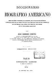 Diccionario biográfico americano / José Domingo Cortés | Biblioteca Virtual Miguel de Cervantes