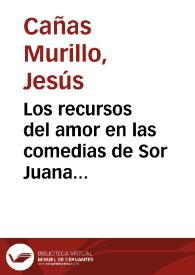 Los recursos del amor en las comedias de Sor Juana Inés de la Cruz / Jesús Cañas Murillo