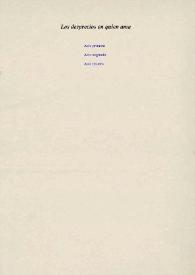 Los desprecios en quien ama : comedia en tres actos en verso / del Dr. D. Juan Perez de Montalvan | Biblioteca Virtual Miguel de Cervantes