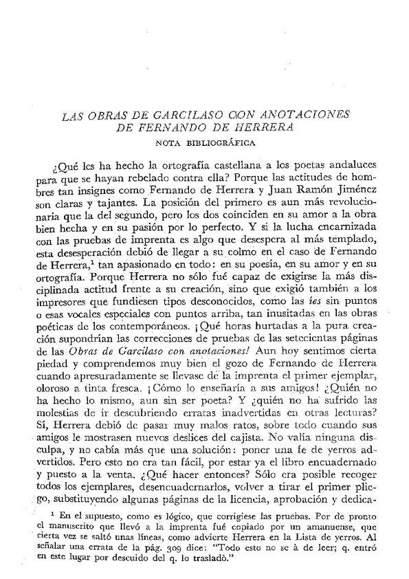 Las obras de Garcilaso con anotaciones de Fernando de Herrera / José Manuel Blecua | Biblioteca Virtual Miguel de Cervantes