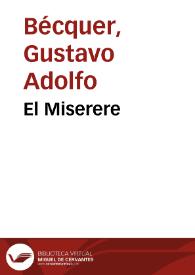 El Miserere | Biblioteca Virtual Miguel de Cervantes