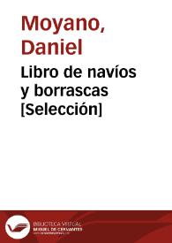 Libro de navíos y borrascas [Selección] / Daniel Moyano | Biblioteca Virtual Miguel de Cervantes