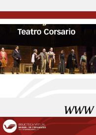 Portada:Teatro Corsario / director Germán Vega García-Luengos