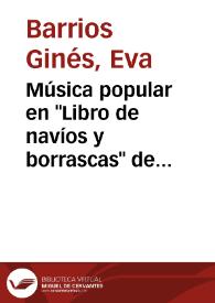 Portada:Música popular en \"Libro de navíos y borrascas\" de Daniel Moyano / Eva Barrios