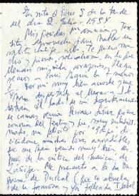 Carta de Francisco Rabal a Asunción Balaguer. 2 de julio de 1954 | Biblioteca Virtual Miguel de Cervantes