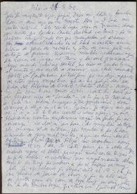 Portada:Carta de Francisco Rabal a su familia. México, 24 de marzo de 1960