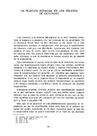 La fijación espacial en los relatos de Cortázar / Carmen de Mora Valcarcel | Biblioteca Virtual Miguel de Cervantes