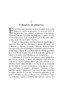 Colección de pinjantes / José Ramón Mélida