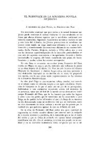 El personaje en la moderna novela mejicana: a propósito de "José Trigo" de Fernando del Paso / Raúl Chávarri | Biblioteca Virtual Miguel de Cervantes