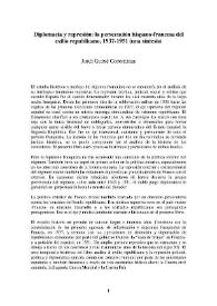 Portada:Diplomacia y represión: la persecución hispano-francesa del exilio republicano, 1937-1951 (una síntesis)