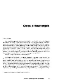 Otros dramaturgos | Biblioteca Virtual Miguel de Cervantes