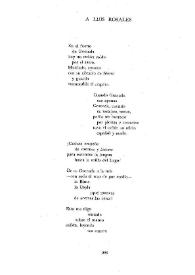 A Luis Rosales / Pablo Antonio Cuadra | Biblioteca Virtual Miguel de Cervantes