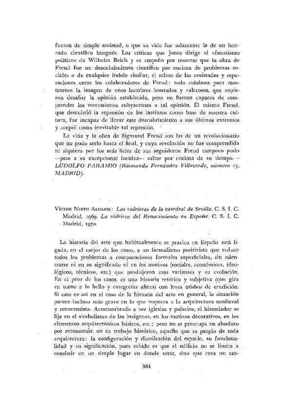 Víctor Nieto Alcaide : Las vidrieras de la catedral de Sevilla [Reseñas] / Valeriano Bozal | Biblioteca Virtual Miguel de Cervantes