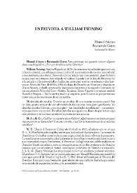 Entrevista con William Twining / Manuel Atienza y Raymundo Gama | Biblioteca Virtual Miguel de Cervantes