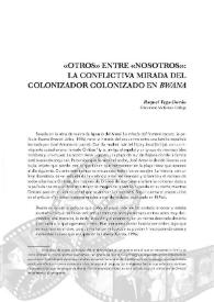 Portada:«Otros» entre «nosotros» : la conflictiva mirada del colonizador colonizado en Bwana / Raquel Vega-Durán